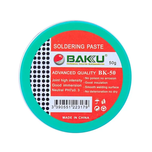 Baku BK-50 Lehim Pastası 50 Gr.