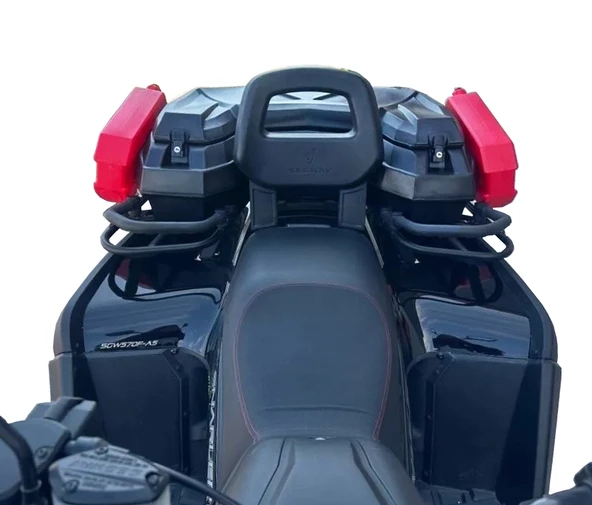 ATV Çantası Ön-Arka Set 105lt. Çift Benzin Bidonlu & 50lt. Ön Diamond Model Çanta - 3
