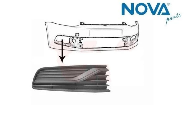 6C0853666 Tampon Izgarası SAĞ - Polo Hb 2015-2018 ürün görseli