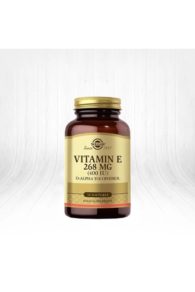 SOLGAR VITAMIN E 400 IU 50 SOFT CAPSÜL