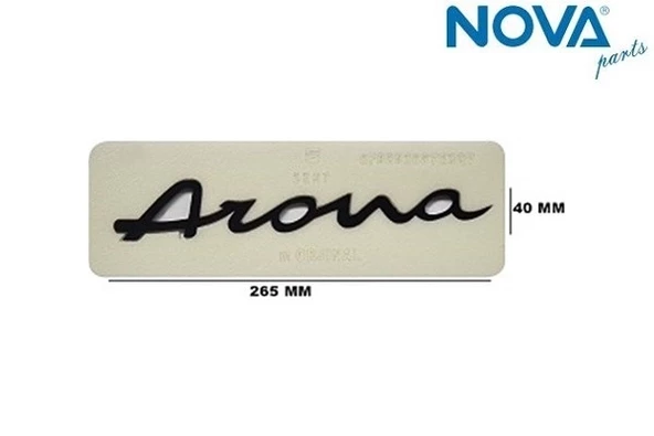 6F9853687 3Q7 Yazı Arona Siyah - Arona