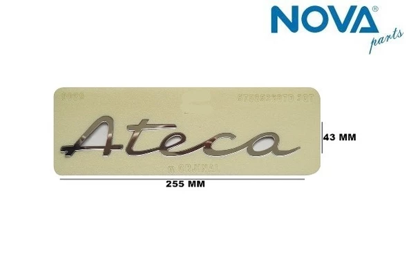 575853687D 2ZZ Yazı Ateca Krom - Ateca