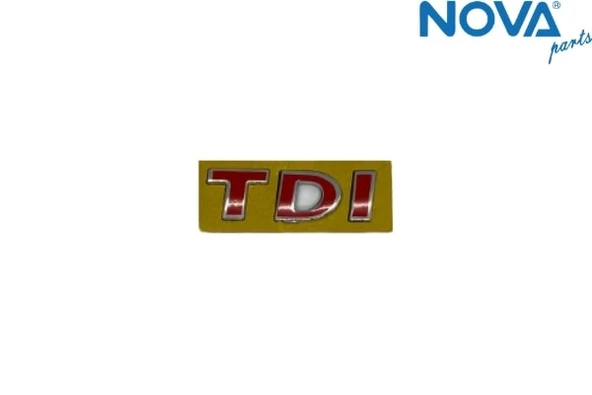 7E0853675 GQF Yazı Tdı Tdı Kırmızı - Caddy-Golf 5-Transporter