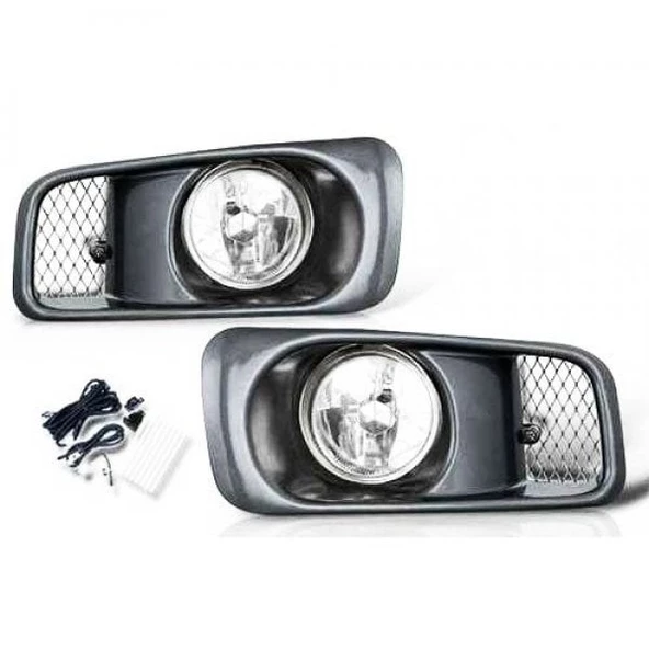 AUTOGP Honda civic uyumlu sis lambası farı çerçeveli 1999 / 2001 ürün görseli 1