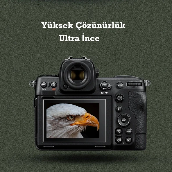 Tfy Store Canon Eos 60D/600D Uyumlu 3 Adet Fotograf Makinesi Için Lcd Ekran Koruyucu Nano Jelatin - 4