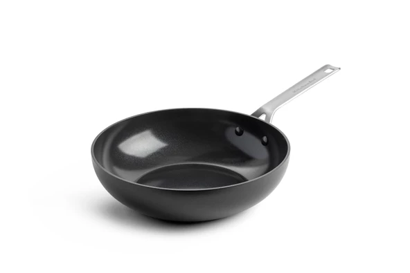 KitchenAid Alu Magn Wok Tava 28cm Mat Siyah