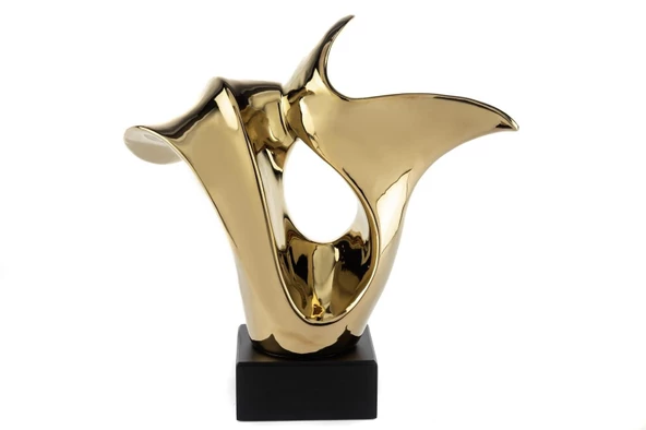 Mikasa Moor Bakır Volanlı Seramik Obje 34x13x33 cm