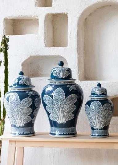 The Mia Dekoratif Kapaklı Küp 20x20x38 cm - Resim 3