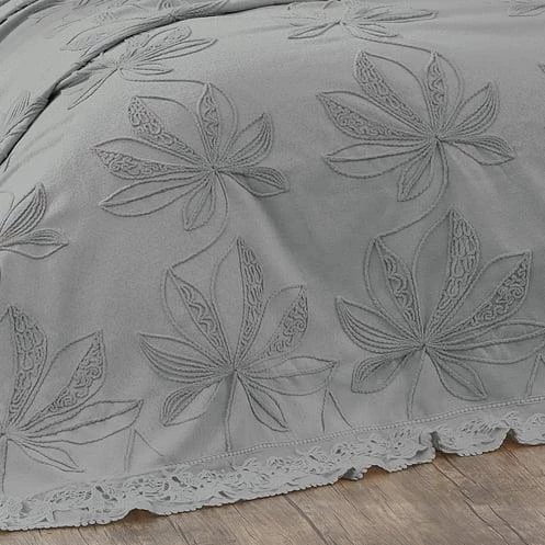 Nazik Home Manolya Nevresim Pike  Set-Gri - 2