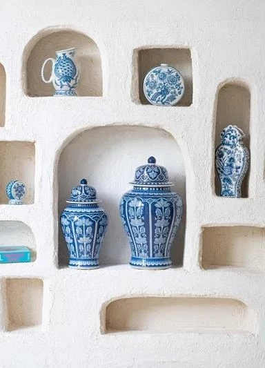 The Mia Dekoratif Kapaklı Küp Lacivert 26x26x47 cm - 3