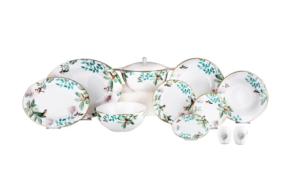 Lucky Art Royal Canterbury Greenland 72 Parça Yemek Takımı - 3