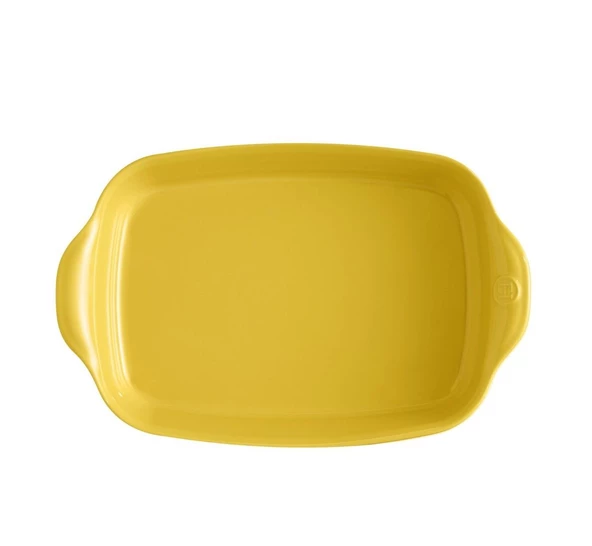 Emile Henry Fırın Kabı Dikdörtgen 36 x 23,5 cm Mat Sarı/Provence Yellow - 2