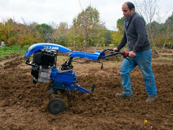 Yağmur Yet 320 7 Hp Marşlı Farlı Dizel Çapa Makinası Yağmur D300 - 3