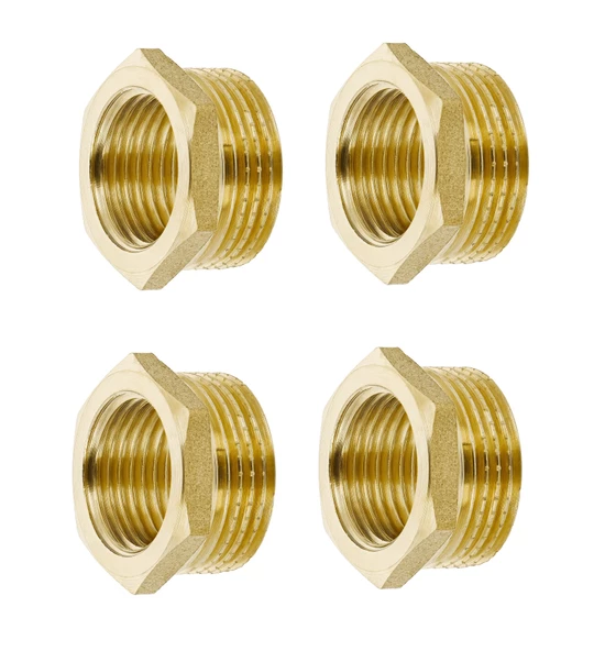Sarı redüksiyon 1/2 x 3/4 Nipel, Rekor 4 Adet - 2