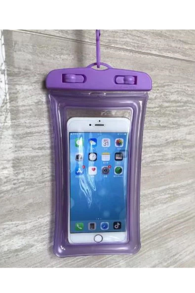 Su Geçirmez Waterproof Deniz Havuz Telefon Kılıfı 7,2 inç Tüm Telefonlara Uyumlu - 8
