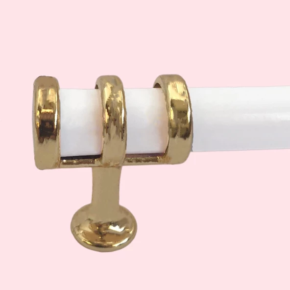 Sarmaşık Kulp Beyaz Altın Gold 160 mm Kulp Mobilya Mutfak Dolabı Çekmece Dolap Kapak Kulpu Kulbu Metal Kulpları - 4