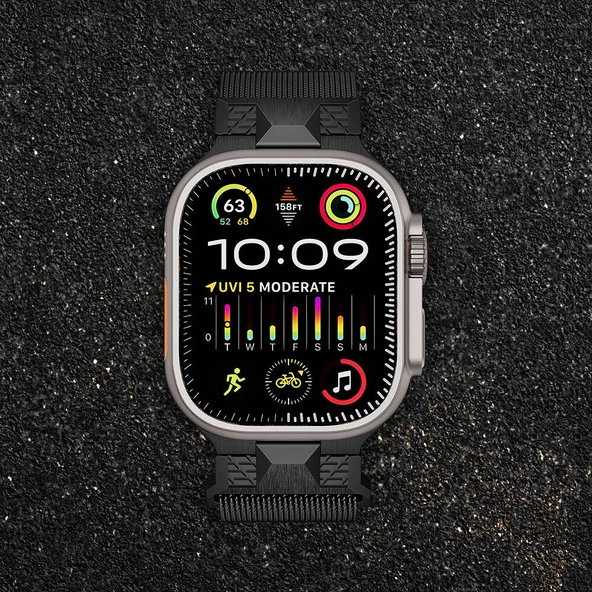 Watch Ultra 49mm KRD-107 Metal Hasır Kordon - 9