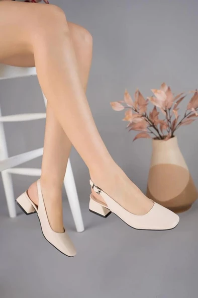 Papuçcity Gzzh 02820 3 Cm Topuklu Kadın Stiletto Ayakkabı - 4