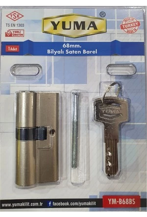 YUMA 68 mm BİLYALI SATEN BAREL YM-B68BS