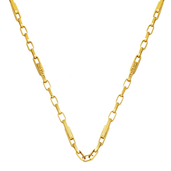 Versage Halkalı Altın Zincir Kolye 14 Ayar 45 cm.
