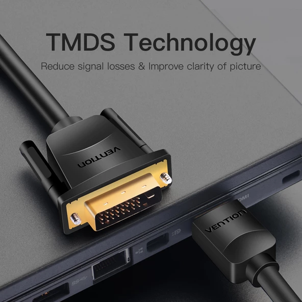 Vention 2m Metre Hdmi To DVI 24+1 Kablo DVI To Hdmi Kablo - 2