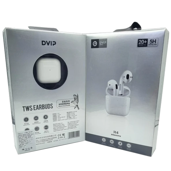 TWS EarBuds Kulaklık Natural Sound Android & iOS DVIP H4