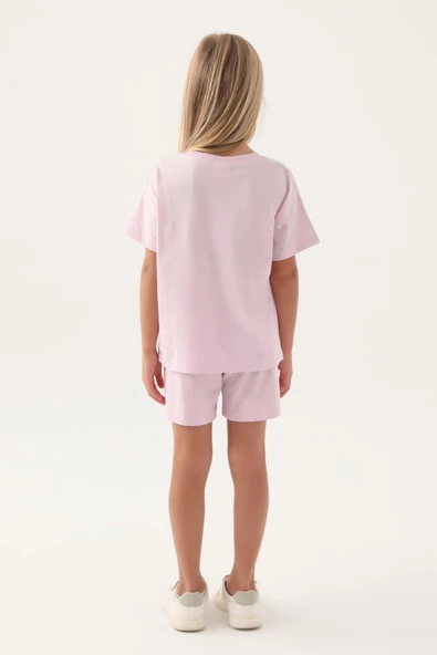 Rolypoly Kız Çocuk Rose Şortlu Pijama Takım 3380 - Resim 3
