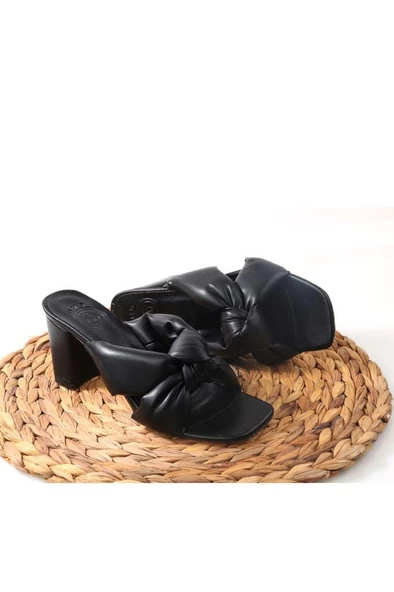 Papuçcity Nossa 02843 7 Cm Topuklu Orto Pedik Kadın Günlük Terlik - 7