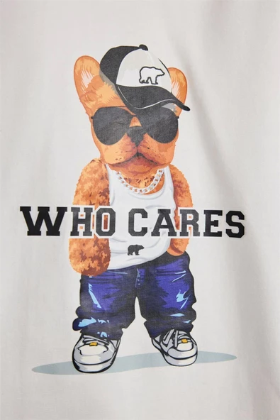 BAD BEAR Mood Off-White Hoodie Sweatshirt - 2