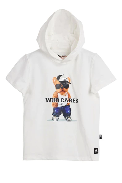 BAD BEAR Mood Off-White Hoodie Sweatshirt