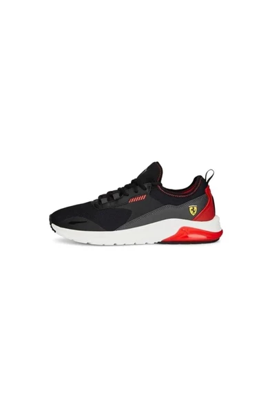 puma 306982-09 FERRARI ELECTRON E PRO BLACK-ROSSO GÜNLÜK SPOR AYAKKABI - Resim 2