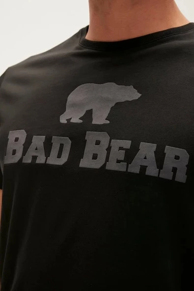 Bad Bear Tee Midnight Black Men's T-Shirt - 2