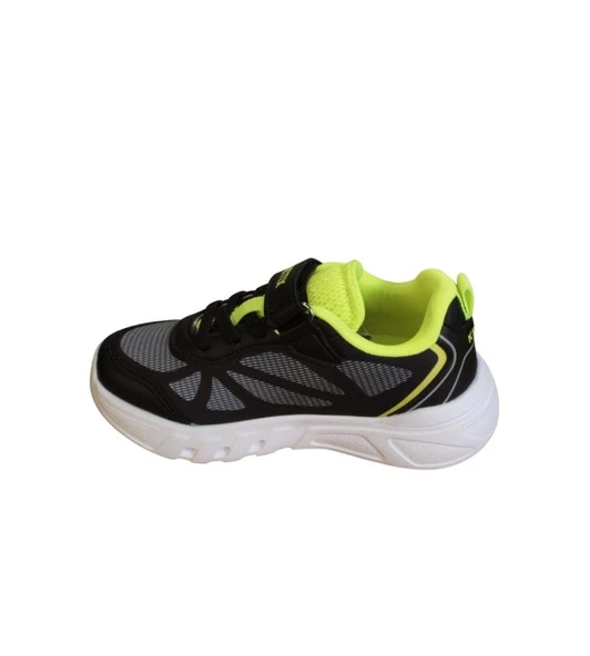 KİNETİX Erkek Çocuk Siyah Lacivert 26 30 Comfort Rahat Taban Işıklı Çırtlı Spor Ayakkabı - 9