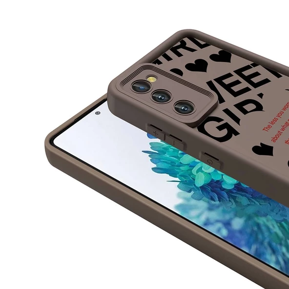 Samsung S20 FE Uyumlu Kılıf Kamera Korumalı Baskılı Arka Yüzey Klas Kapak - Resim 5