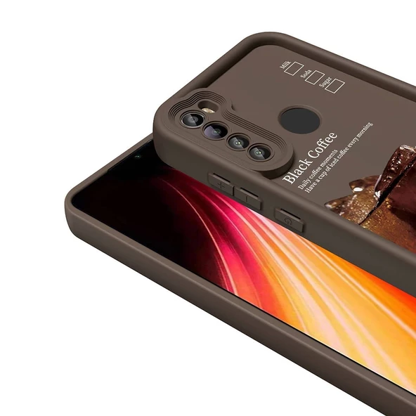 Xiaomi Redmi Note 8 Uyumlu Kılıf Kamera Korumalı Baskılı Arka Yüzey Klas Kapak - 8