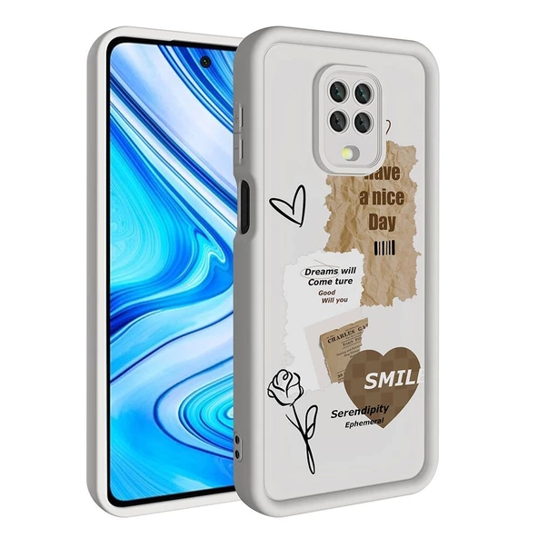 Xiaomi Redmi Note 9 Pro Uyumlu Kılıf Kamera Korumalı Baskılı Arka Yüzey Klas Kapak - 2
