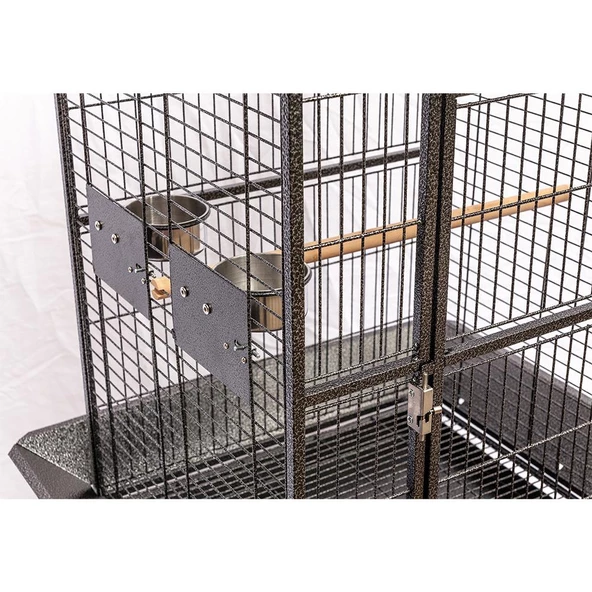 CocodyPet B10 Papağan Kafesi Ayaklı 46x46x158 - 5