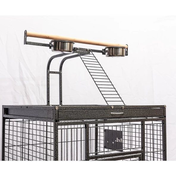 CocodyPet B10 Papağan Kafesi Ayaklı 46x46x158 - 3