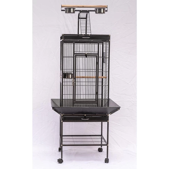 CocodyPet B10 Papağan Kafesi Ayaklı 46x46x158 - 2