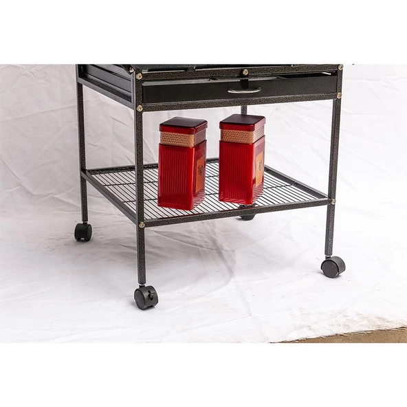 CocodyPet B10 Papağan Kafesi Ayaklı 46x46x158 - 6