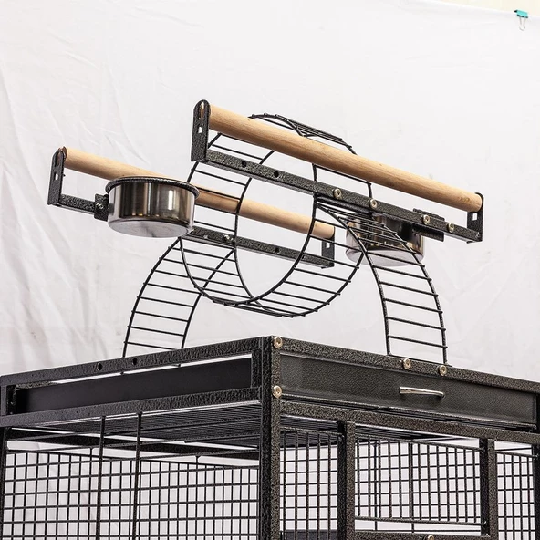 CocodyPet B13 Papağan Kafesi Ayaklı 46x46x158 - 11