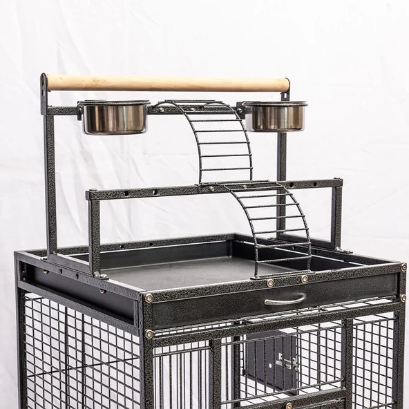 CocodyPet B12L Papağan Kafesi Ayaklı 61x56x168 - 10