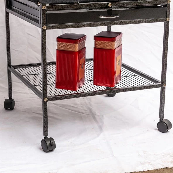 CocodyPet B18 Papağan Kafesi Ayaklı 46x46x158 - 10