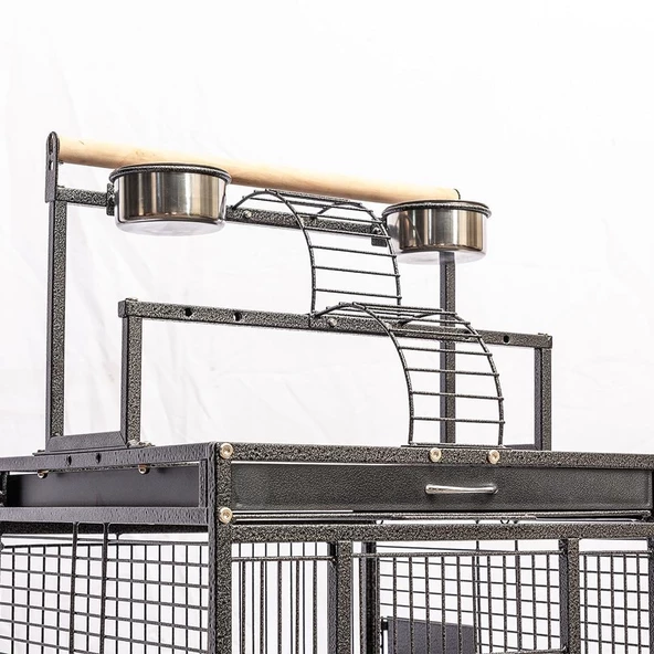 CocodyPet B12 Papağan Kafesi Ayaklı 46x46x158 - 4