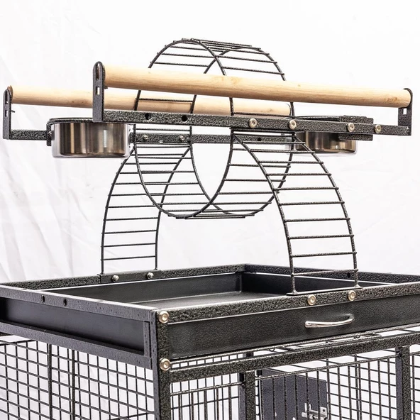 CocodyPet B13 Papağan Kafesi Ayaklı 46x46x158 - 9