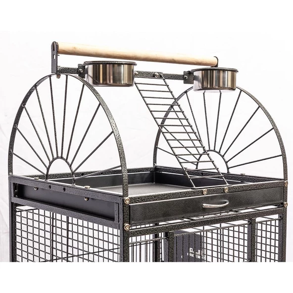 CocodyPet B16L Papağan Kafesi Ayaklı 61x56x168 - 5