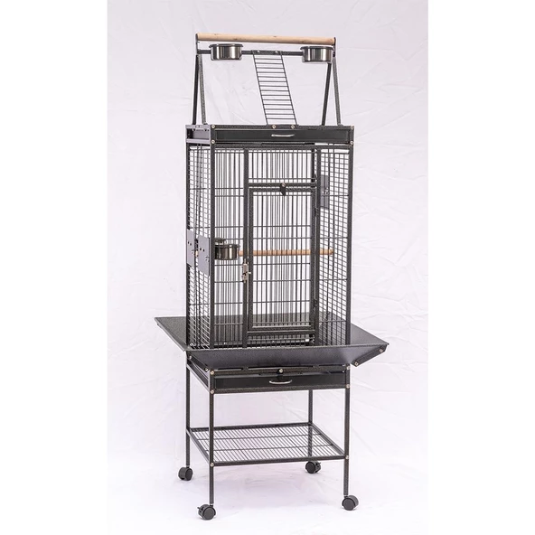 CocodyPet B18 Papağan Kafesi Ayaklı 46x46x158 - 2