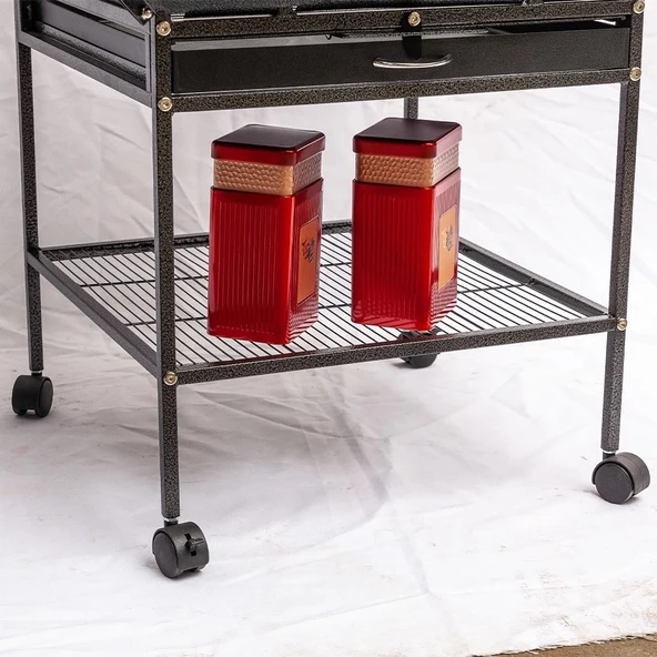 CocodyPet B16L Papağan Kafesi Ayaklı 61x56x168 - 12