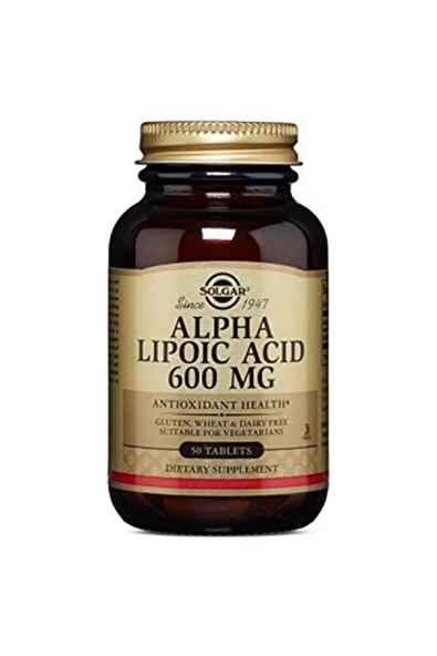 SOLGAR ALPHA LIPO.ACID 600 MG 50 TB