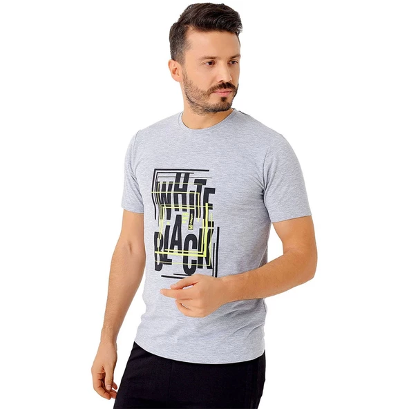 UHLSPORT T-SHIRT B.YAKA PAMUK CROSS 3211112 GRİMELANJ